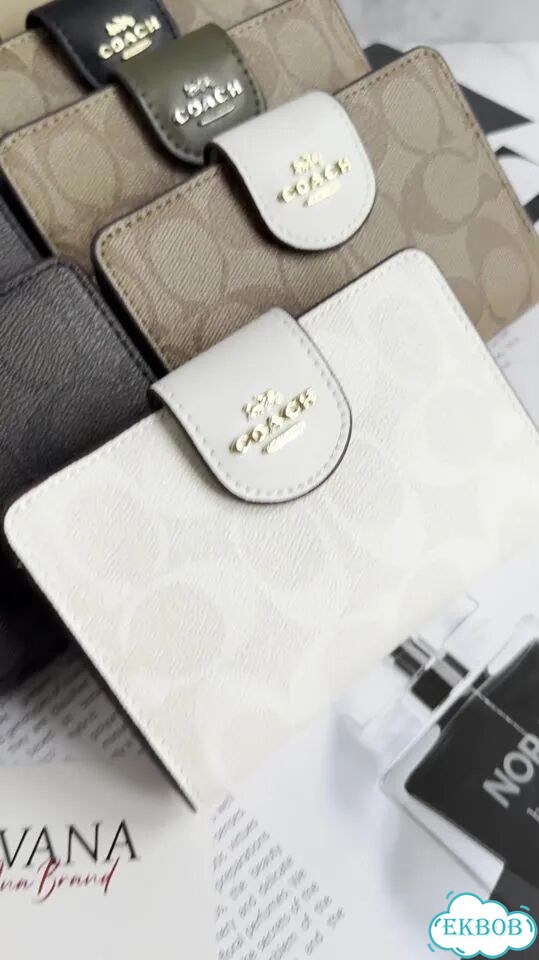 Кошелёк кожаный новый Coach, 7 цветов фото 1