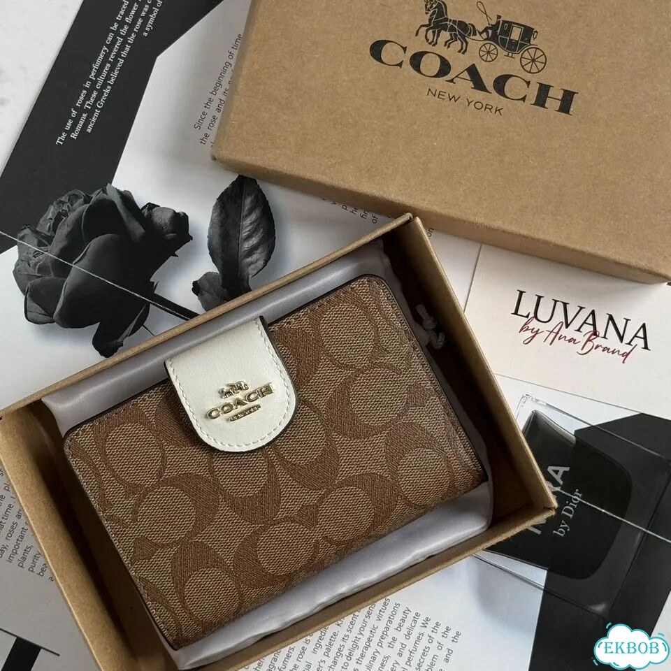 Кошелёк кожаный новый Coach, 7 цветов фото 10