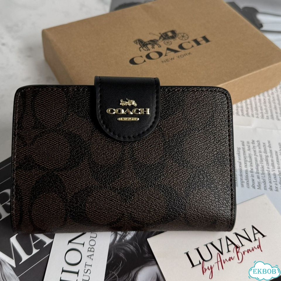Кошелёк кожаный новый Coach, 7 цветов фото 4