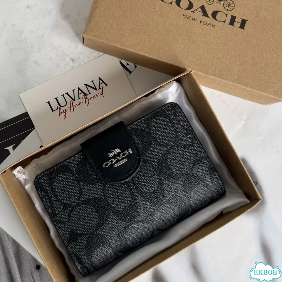 Кошелёк кожаный новый Coach, 7 цветов фото 7