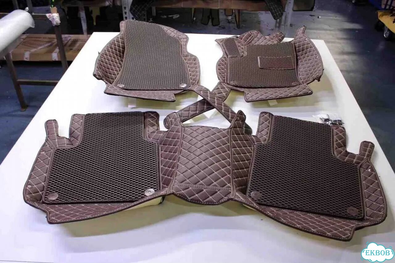 3D коврики из экокожи Geely Monjaro фото 1