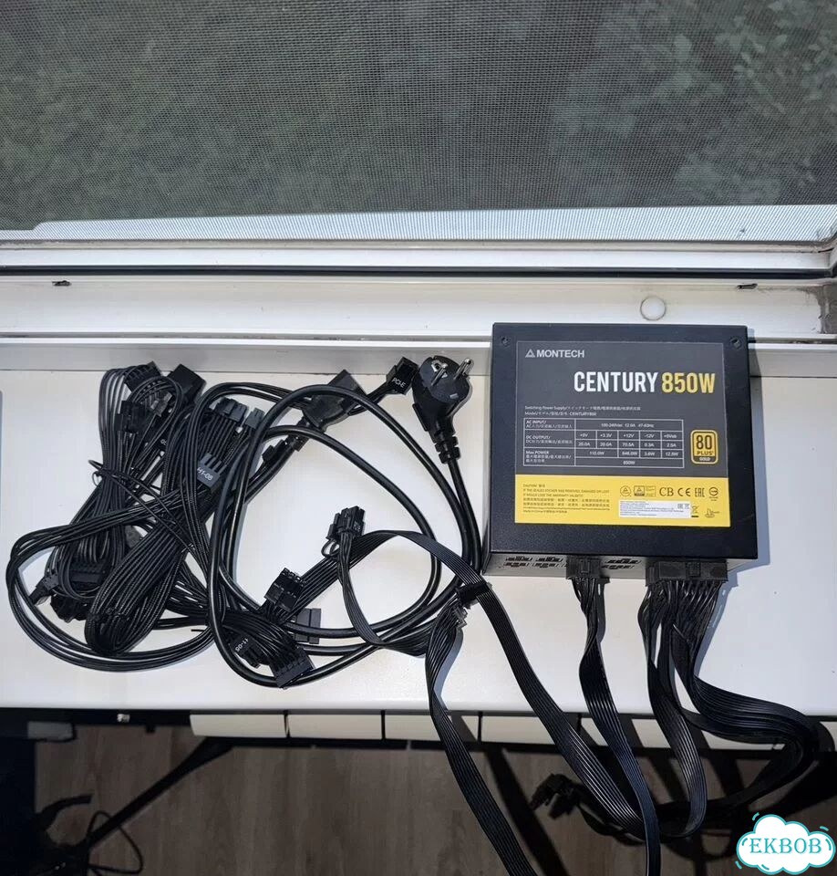 Блок питания montech century 850w 80 plus gold фото 1