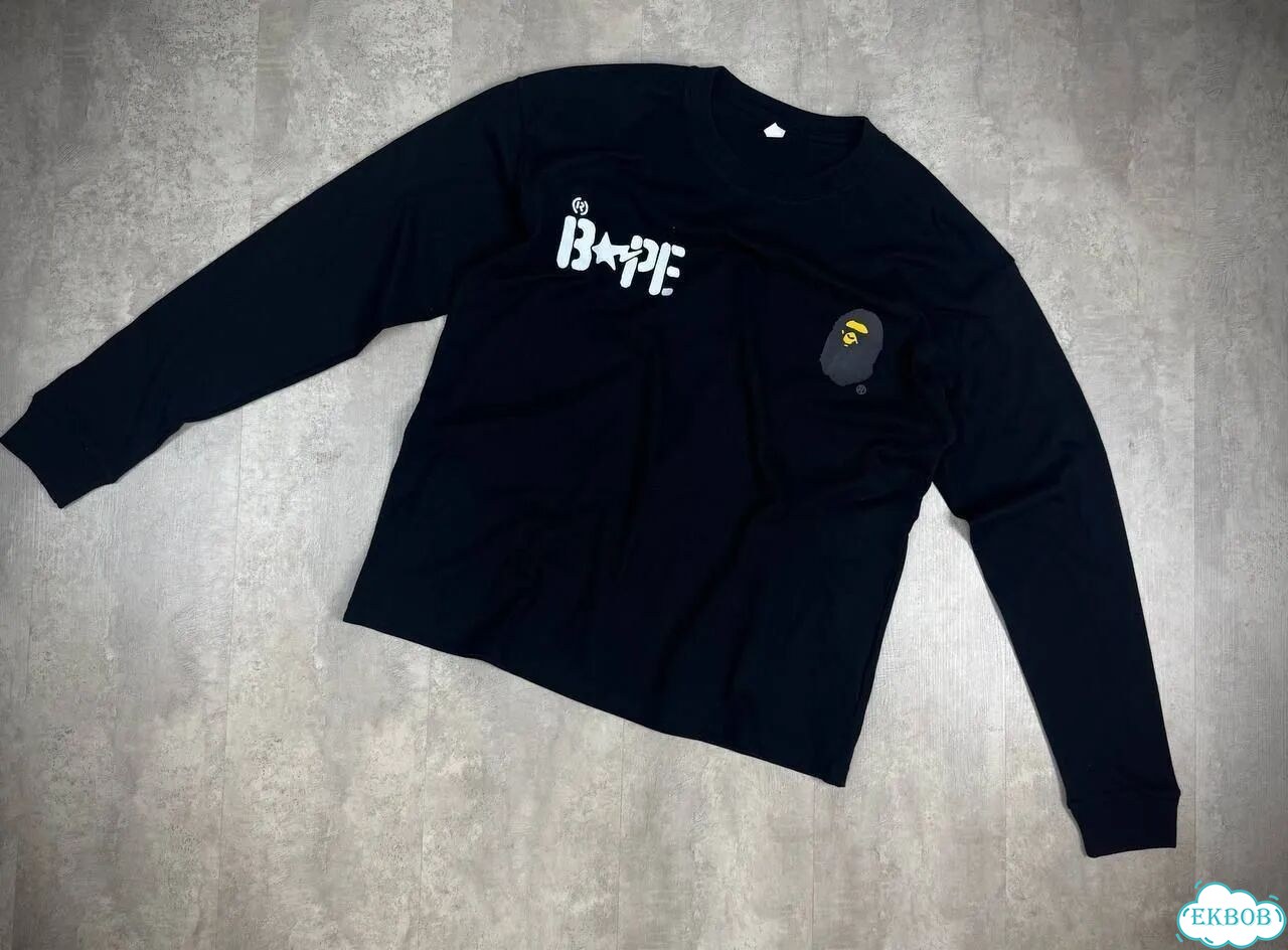 Лонгслив Bape Black фото 1