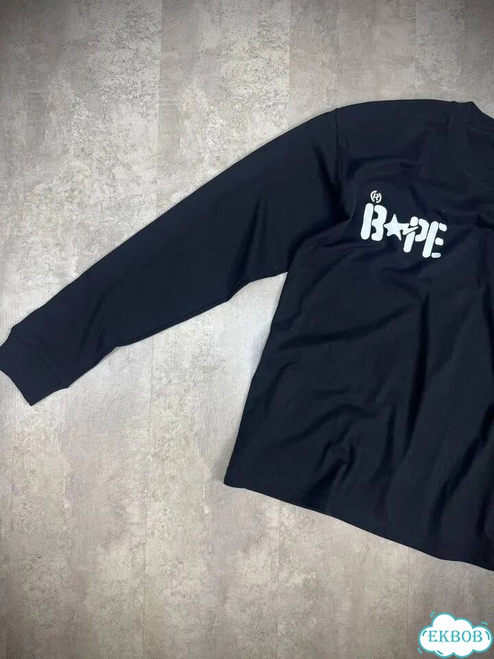 Лонгслив Bape Black фото 4