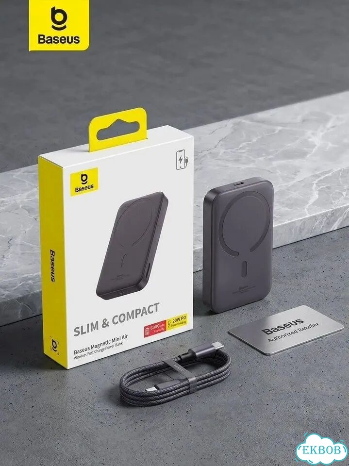 Baseus повербанк 6000mAh фото 1