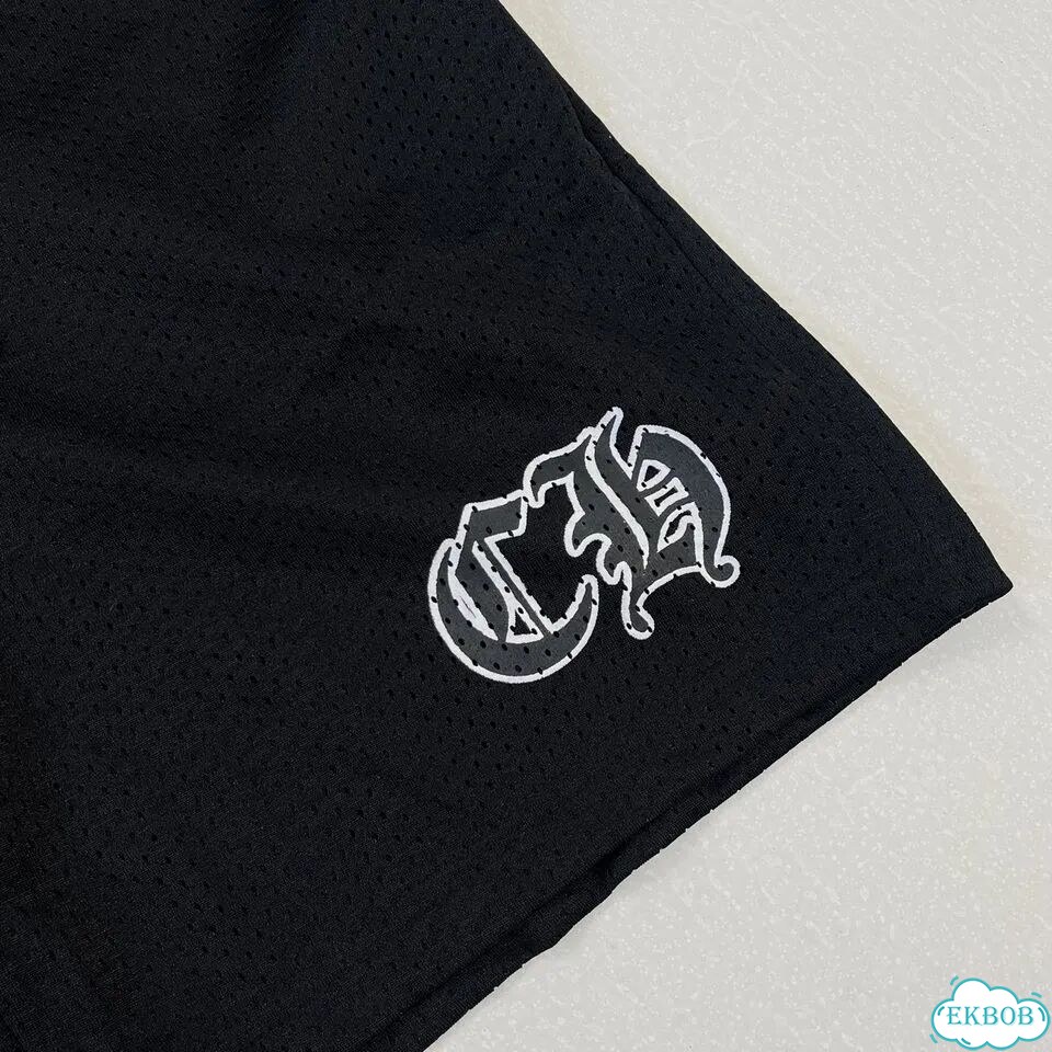 Шорты Chrome Hearts y2k черные фото 2
