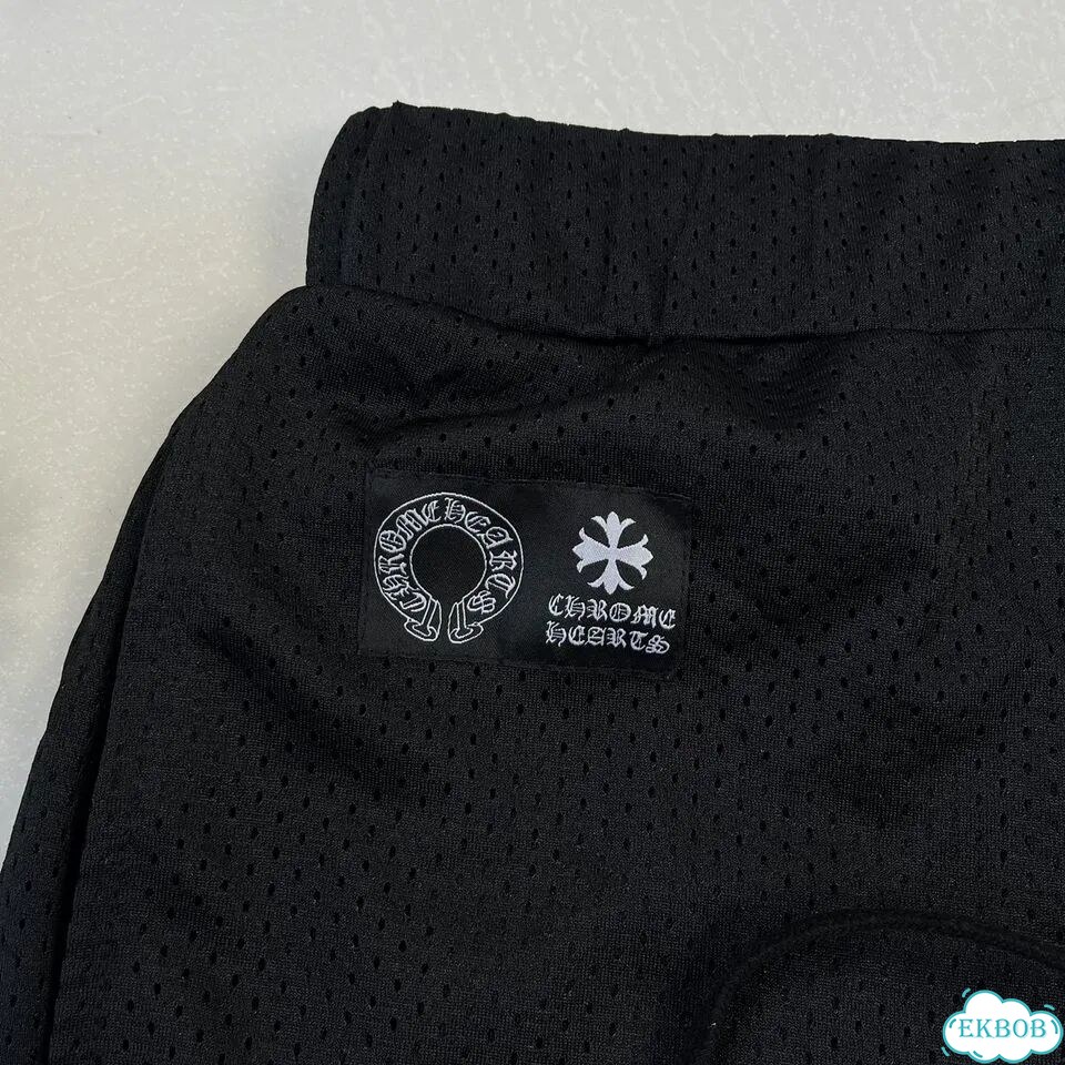 Шорты Chrome Hearts y2k черные фото 3