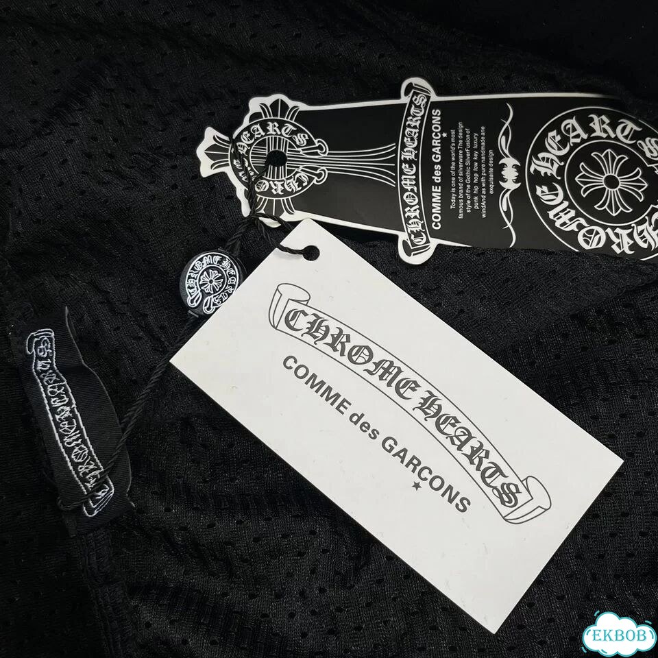 Шорты Chrome Hearts y2k черные фото 6