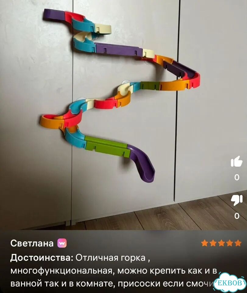Игрушки для ванной на присосках горка с уточками фото 3