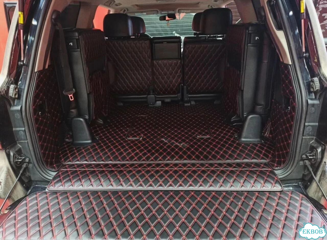3D коврики в багажник toyota land cruiser 200 фото 1
