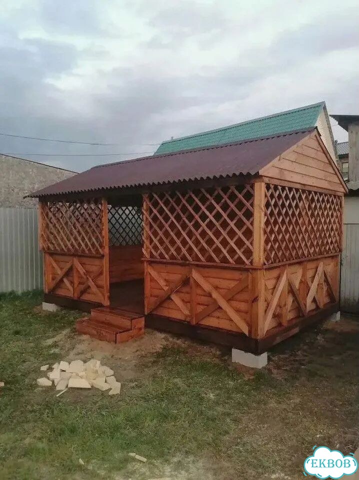 Беседка шатер фото 3