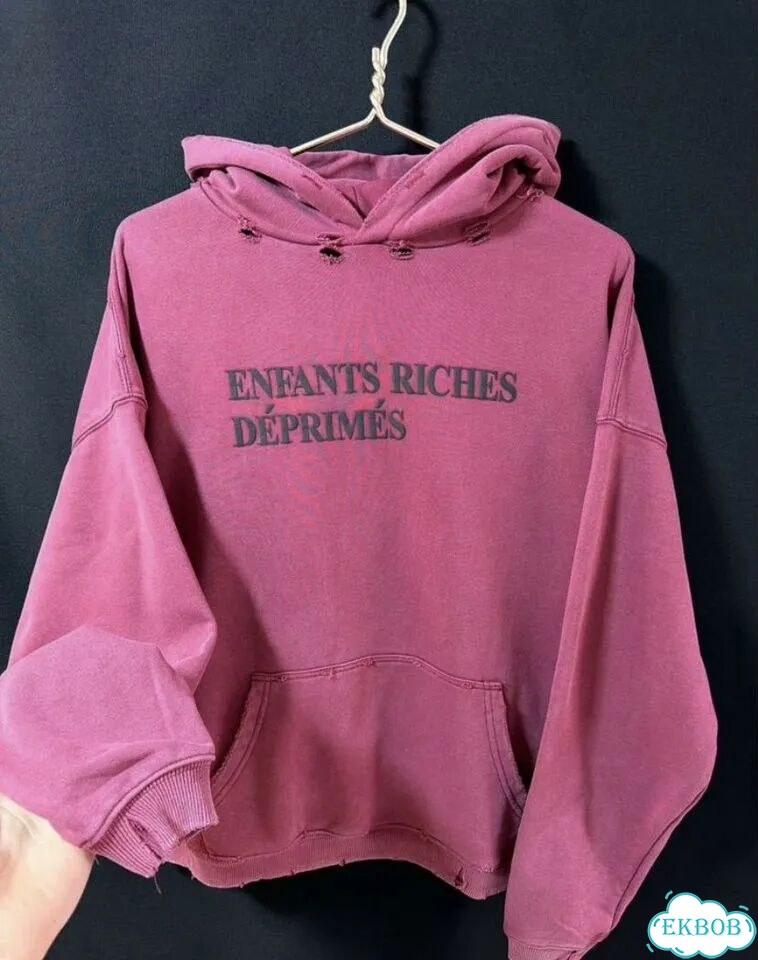 Худи ERD рваное фото 2