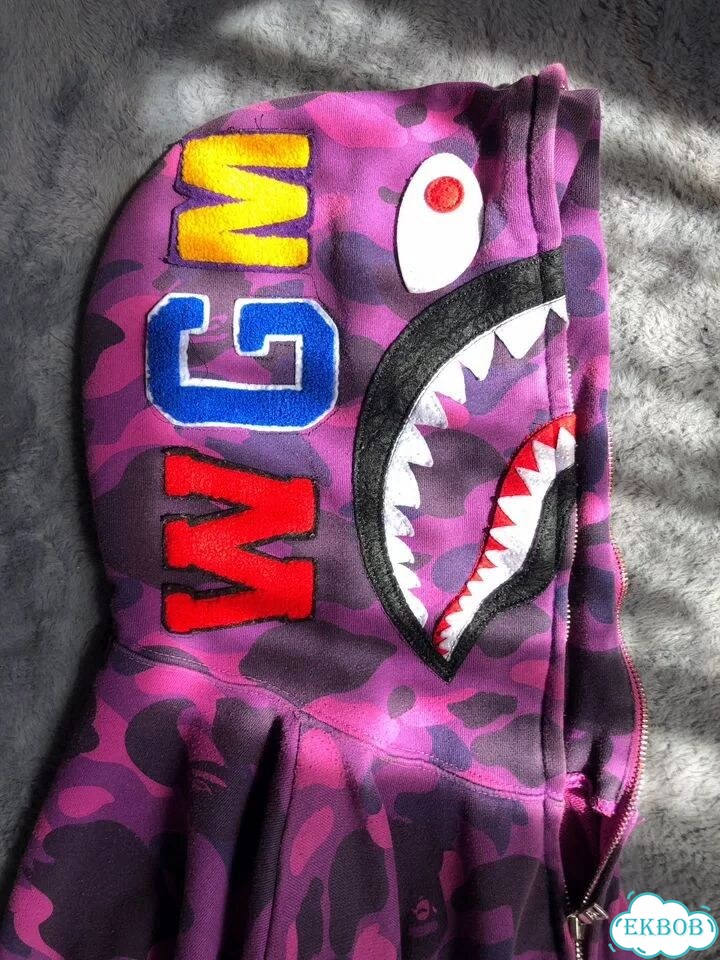 Кофта bape shark фото 3