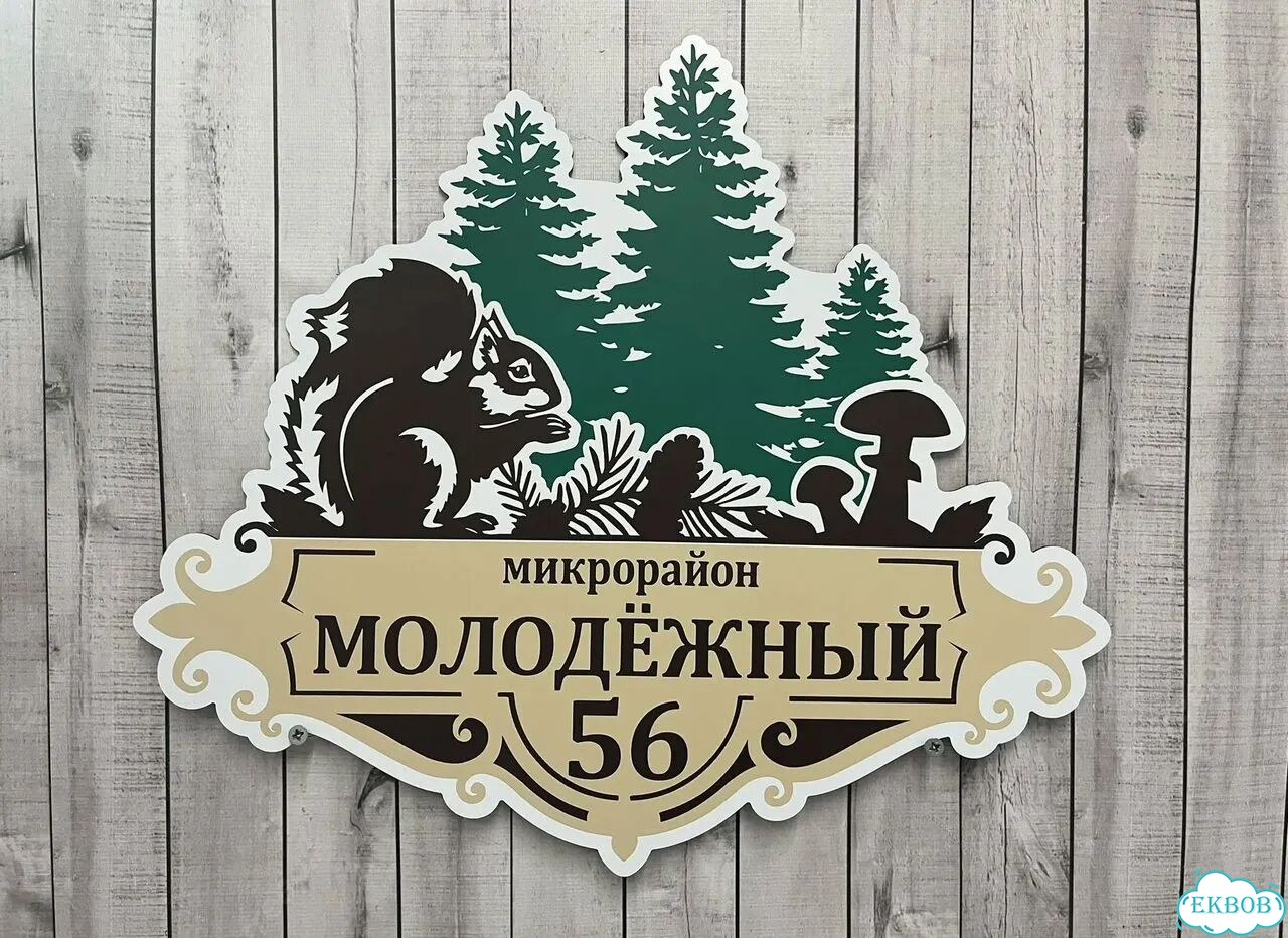 Адресная вывеска, короб, табличка от производителя фото 4