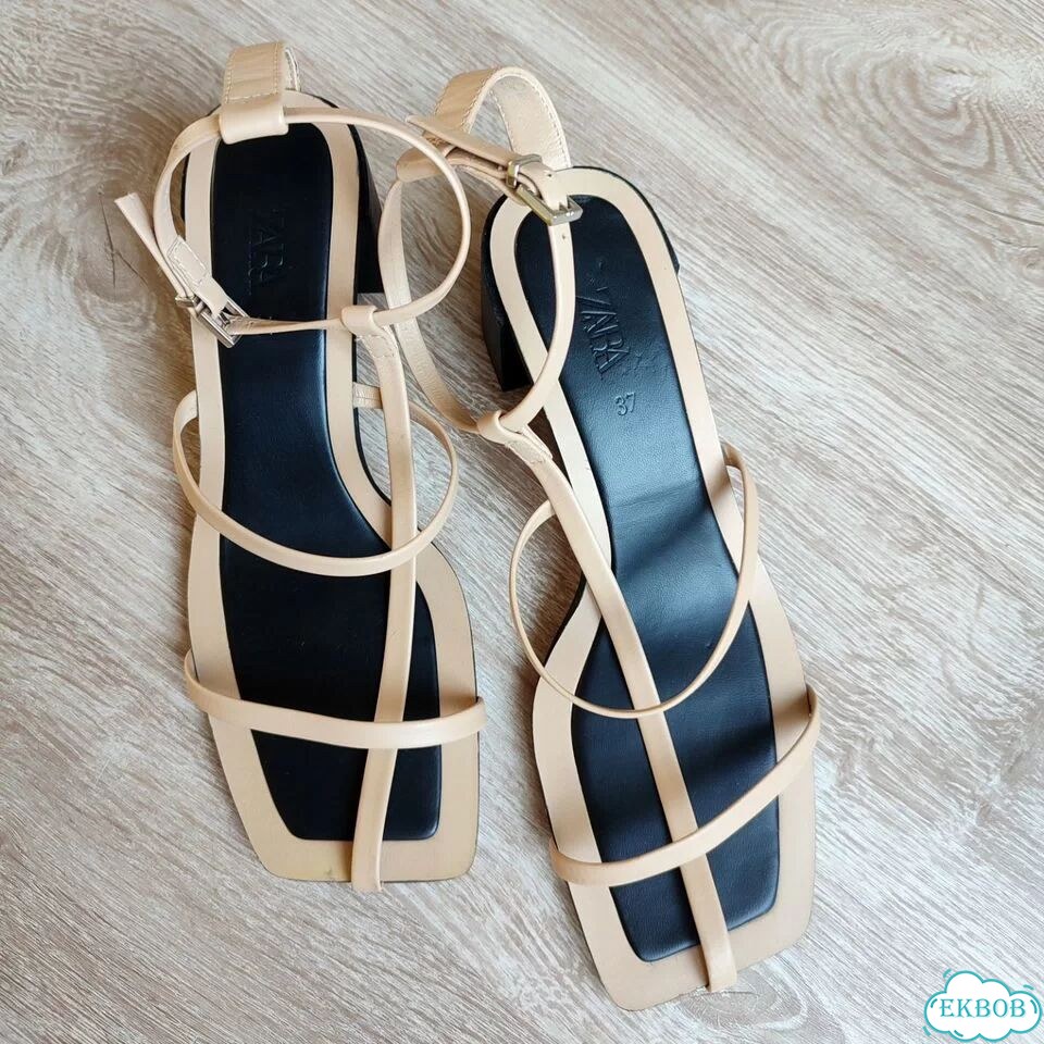 Новые босоножки Zara натуральная кожа фото 6