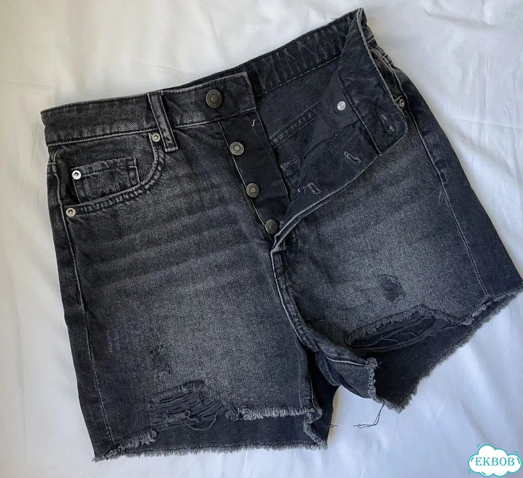 Джинсовые шорты Zara 34, XS, 40-42 фото 4