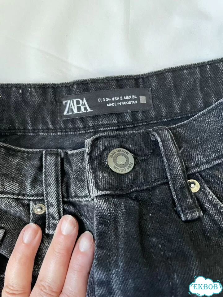 Джинсовые шорты Zara 34, XS, 40-42 фото 5