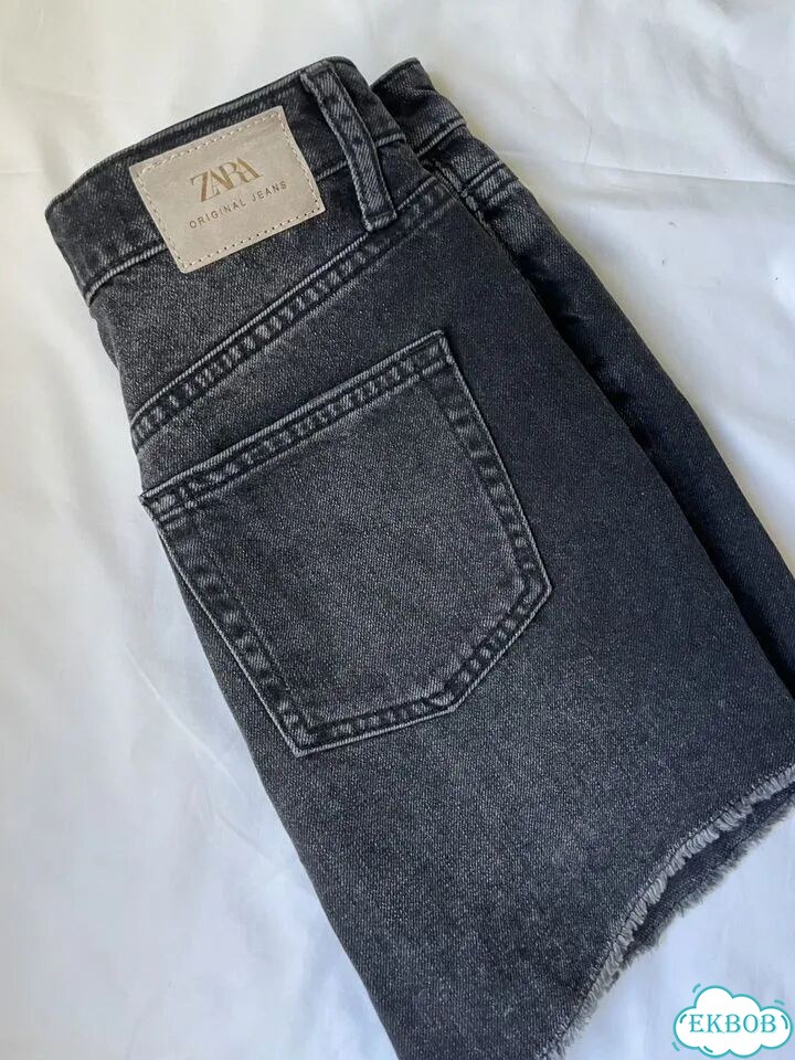 Джинсовые шорты Zara 34, XS, 40-42 фото 6