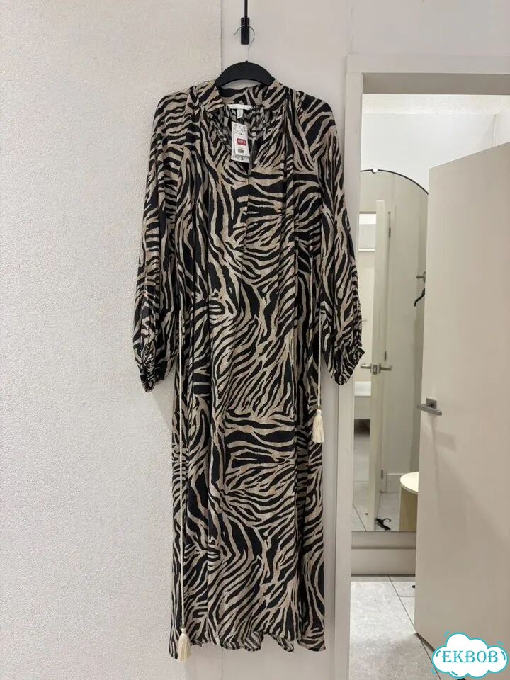 H&M Летнее платье Принт Зебра, М фото 3