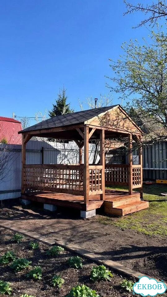 Беседка шатер фото 4