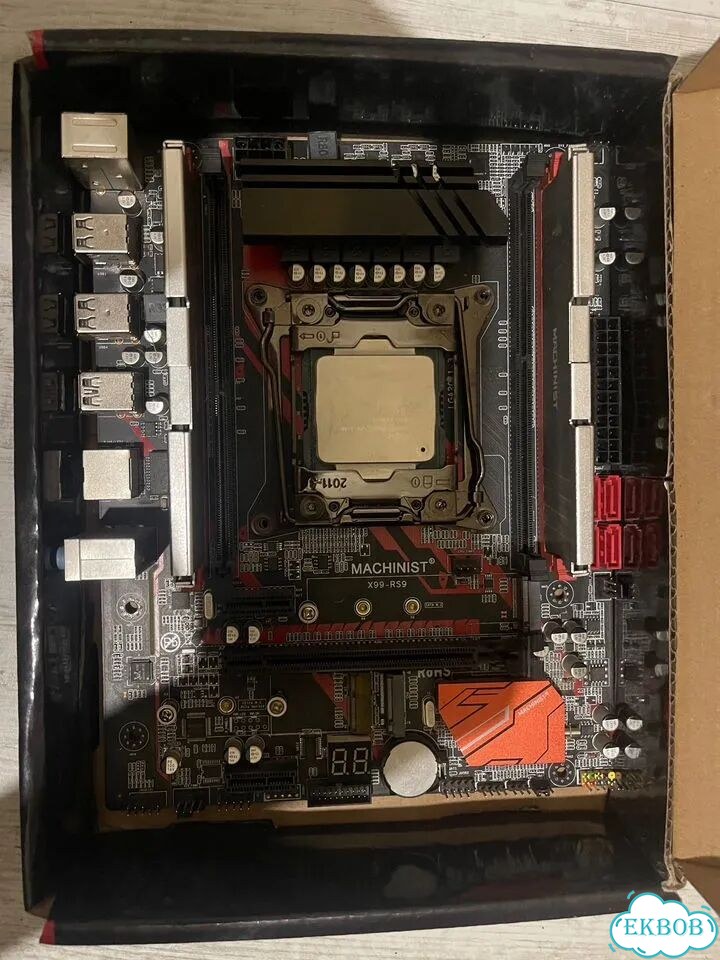 Machinist x99 rs9 + E5 2666v3 +32гб фото 1