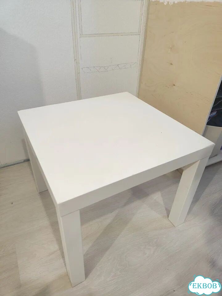Журнальный столик икеа лакк (IKEA lack), белый фото 1