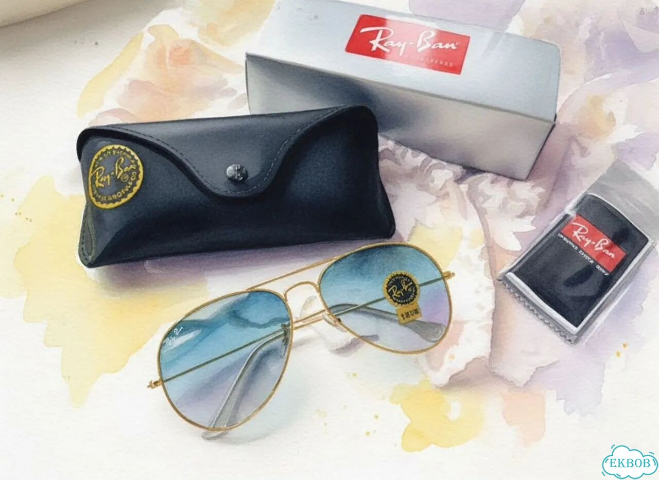 Солнцезащитные очки Ray Ban aviator новые фото 1