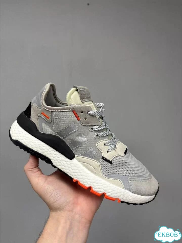Adidas Nite Jogger Серо-оранжевые (SO) фото 1