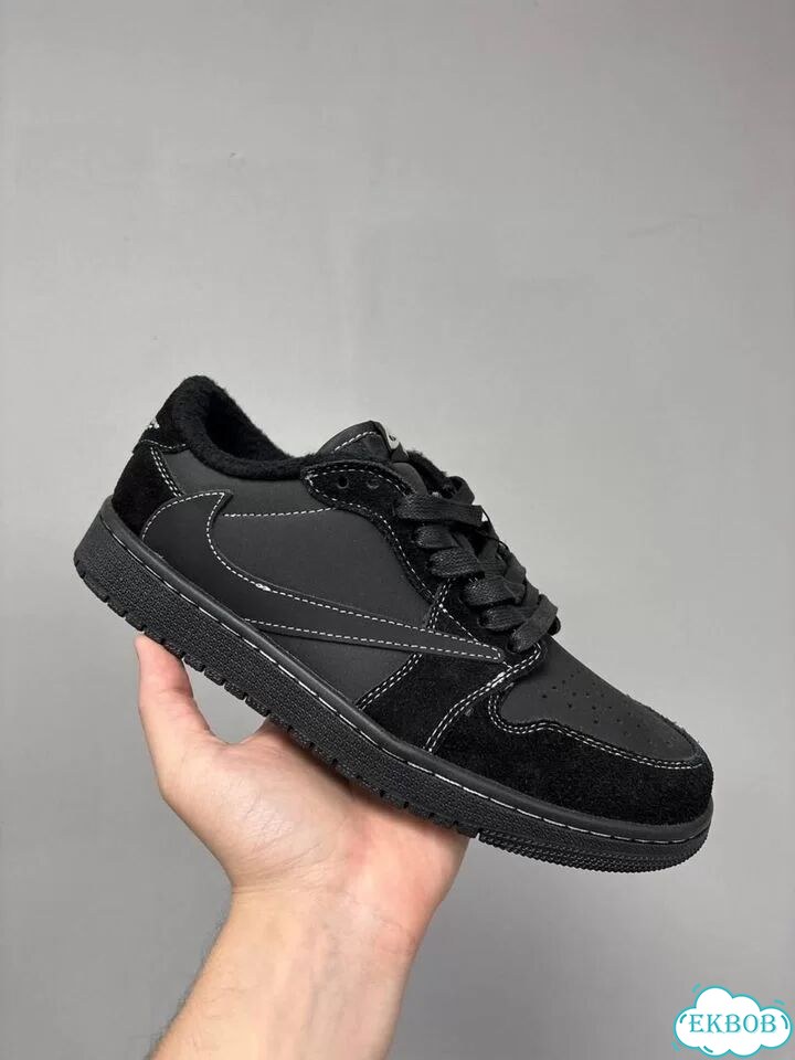 Nike AIR Jordan Travis Scott Black Phantom Черные фото 1