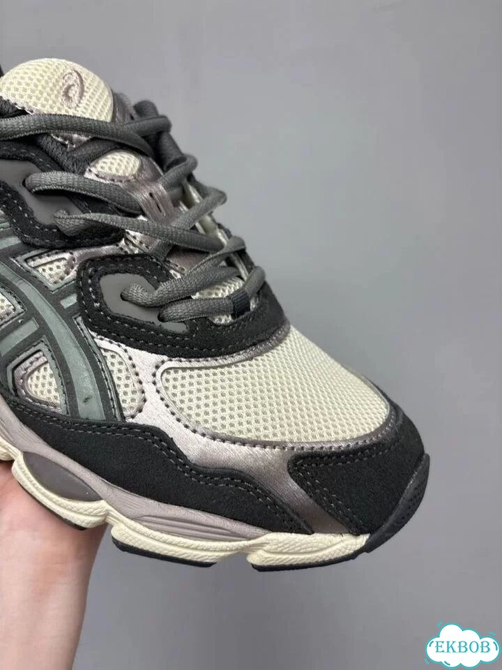 Asics Gel Nyc Серо-зеленые (SO) фото 5
