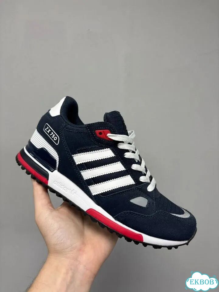 Adidas ZX 750 Темно-голубые (SO) фото 1