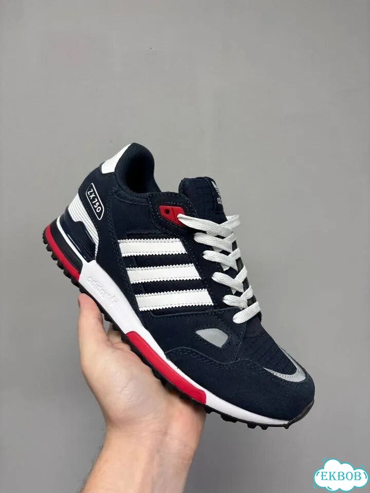 Adidas ZX 750 Темно-голубые (SO) фото 3