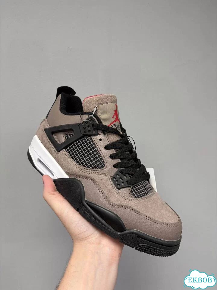 Nike Air Jordan 4 Retro Светло-коричневые (SO) фото 8