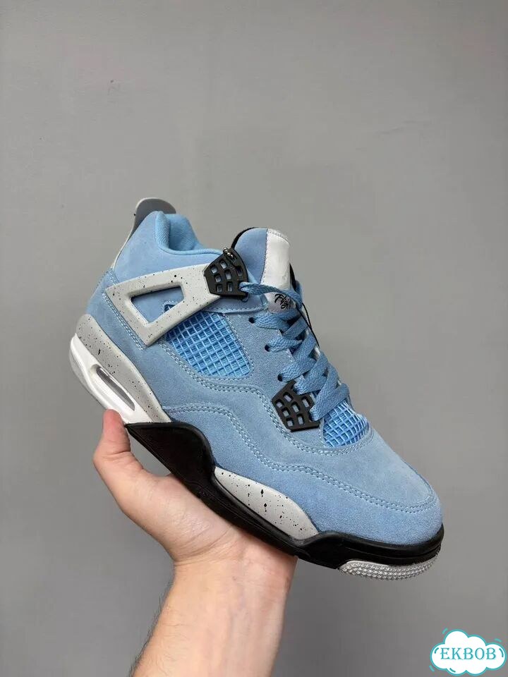 Nike Air Jordan 4 Retro University Голубые (So) фото 3
