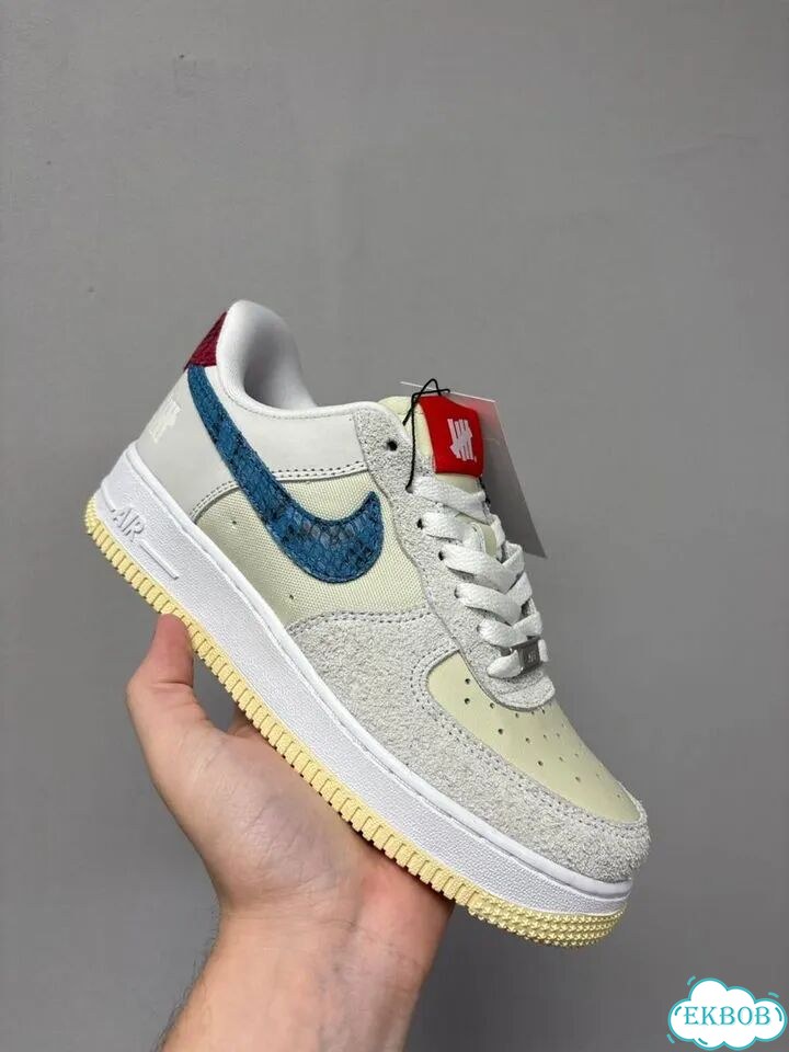 Nike Air Force 1 Сине-красные фото 3