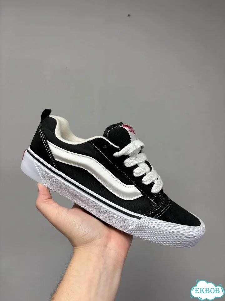 Vans KNU Skool Черно-белые фото 1