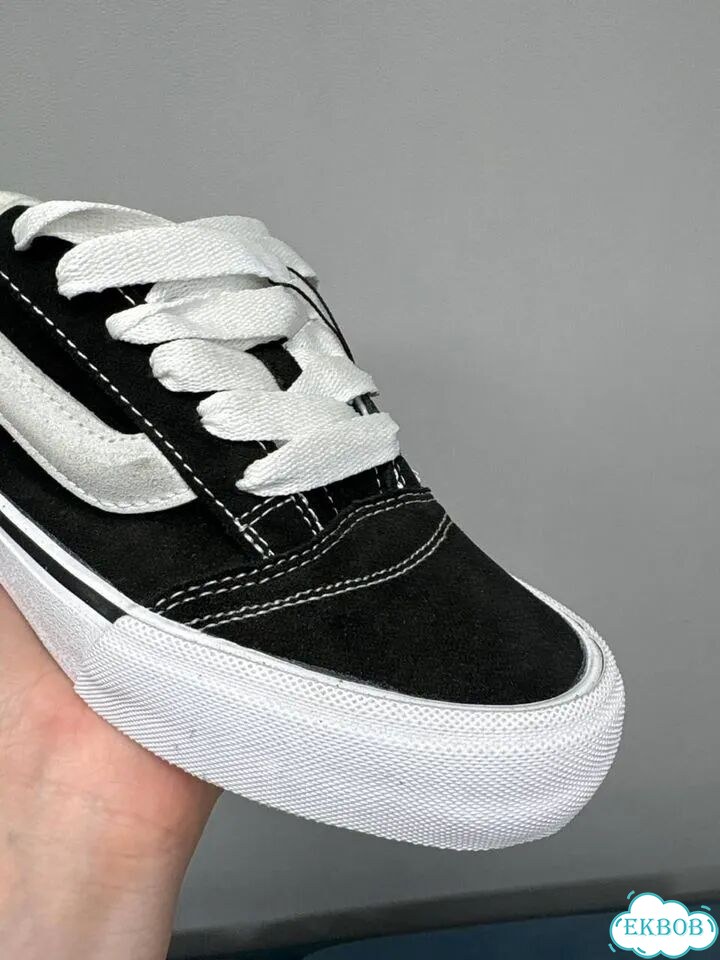Vans KNU Skool Черно-белые фото 10