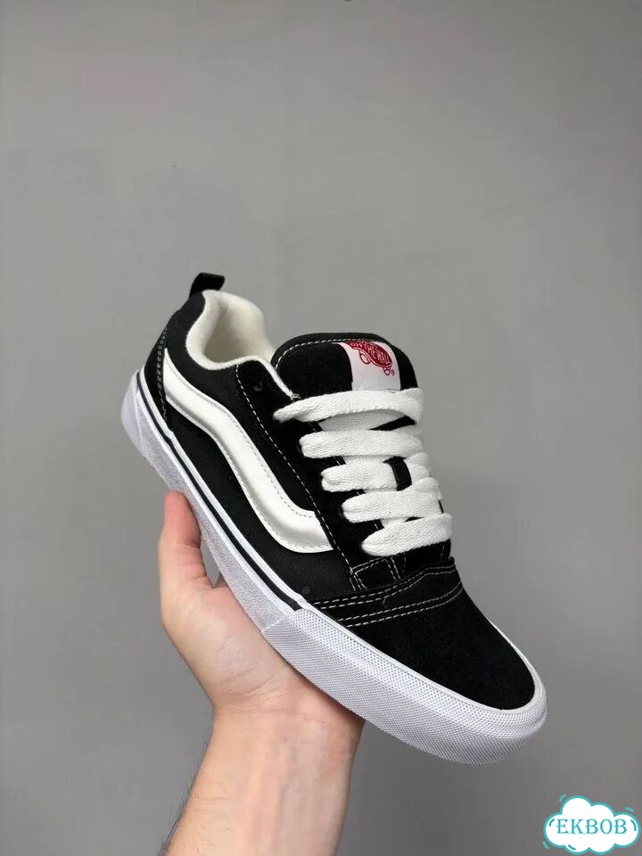 Vans KNU Skool Черно-белые фото 3