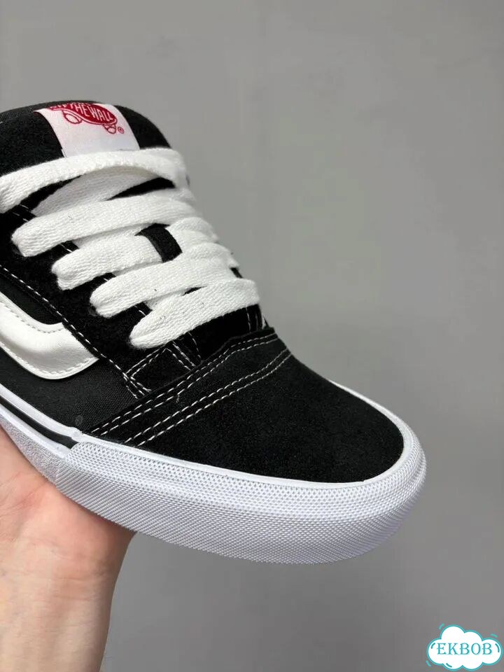 Vans KNU Skool Черно-белые фото 5