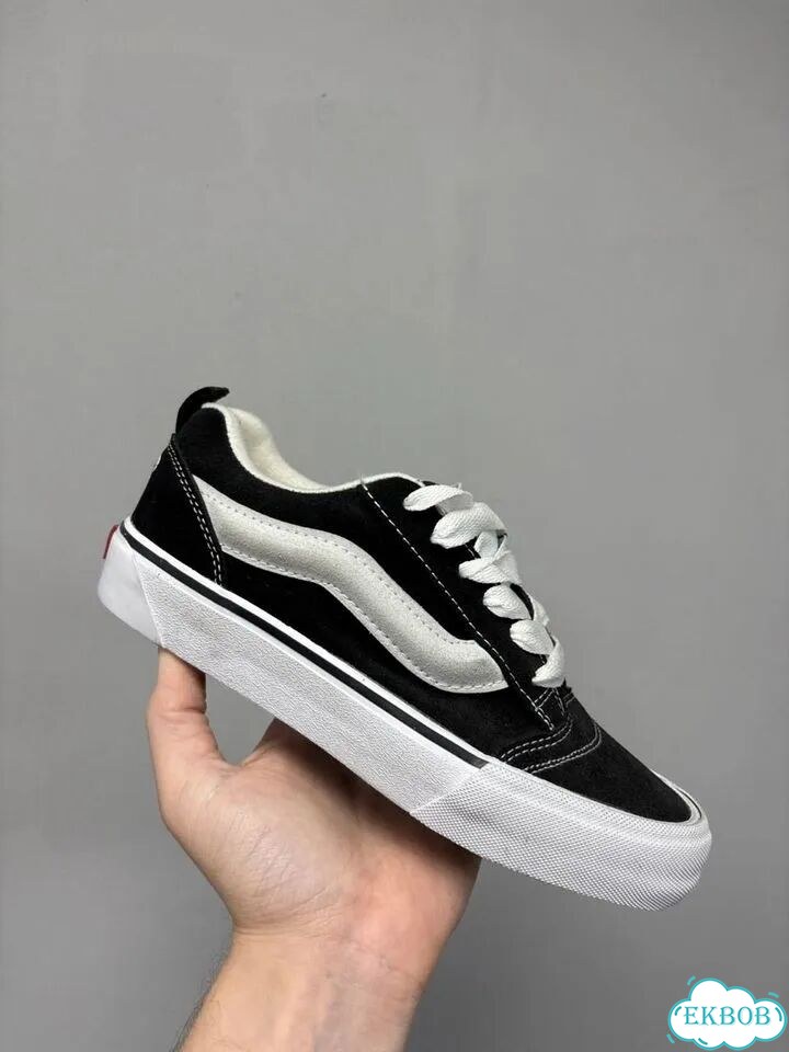 Vans KNU Skool Черно-белые фото 6