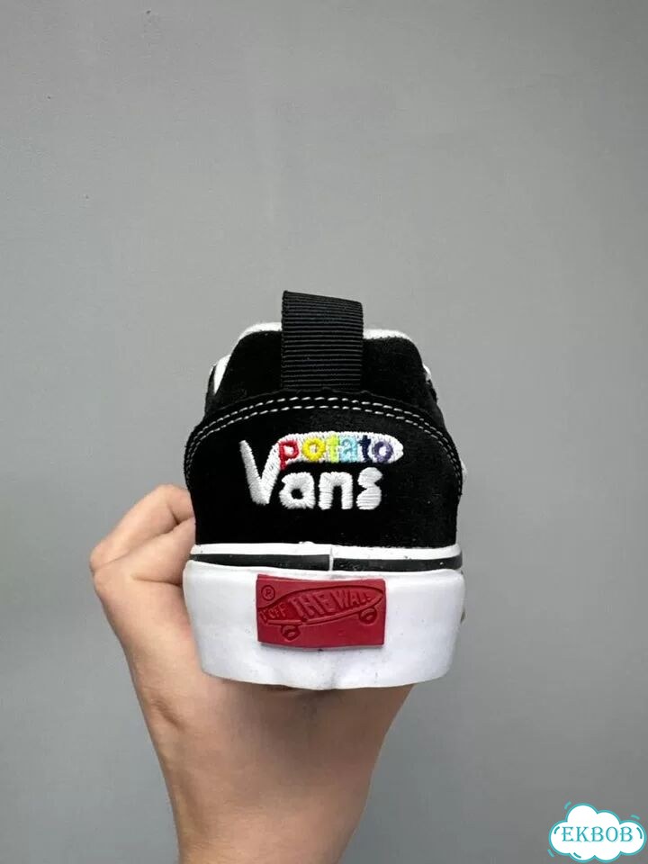 Vans KNU Skool Черно-белые фото 7