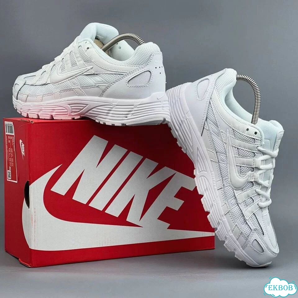 Кроссовки Nike P6000 white фото 6
