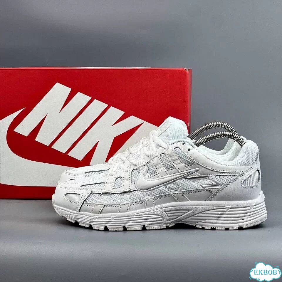Кроссовки Nike P6000 white фото 7