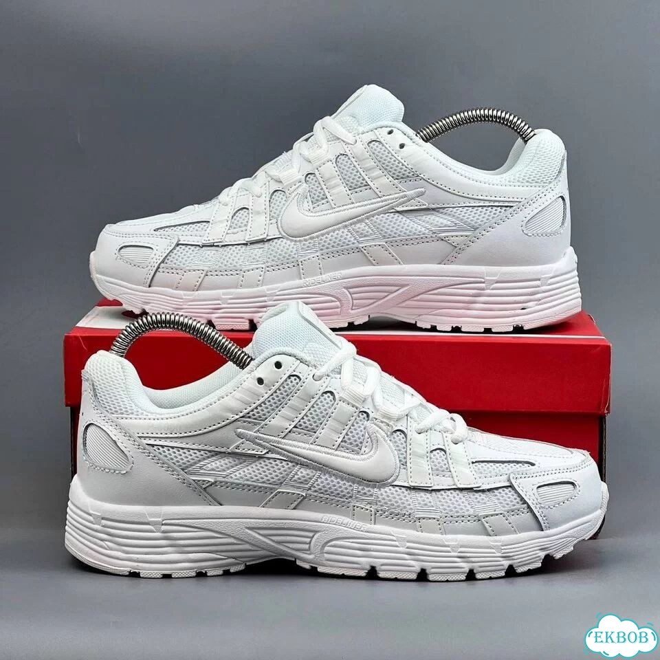 Кроссовки Nike P6000 white фото 8