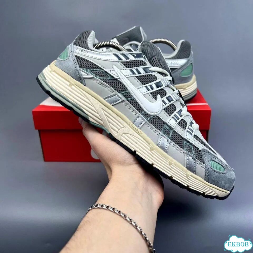 Кроссовки Nike P6000 серые фото 5