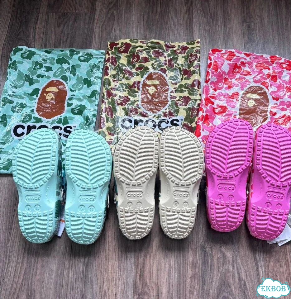 Crocs Bape фото 9