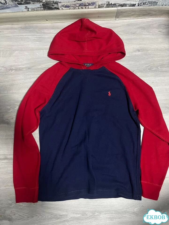 Polo ralph lauren худи красное фото 1