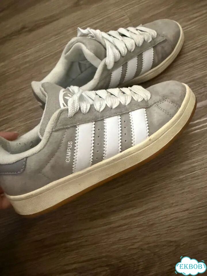 Кроссовки adidas campus серые фото 1