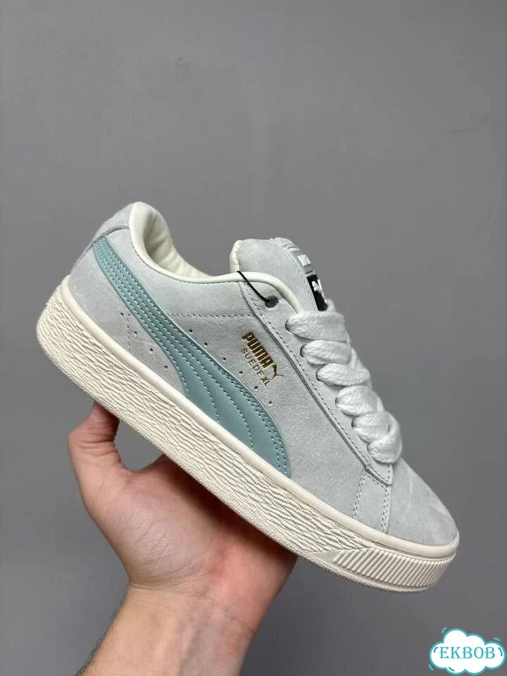 Puma Suede XL Серо-голубые (SO) фото 1