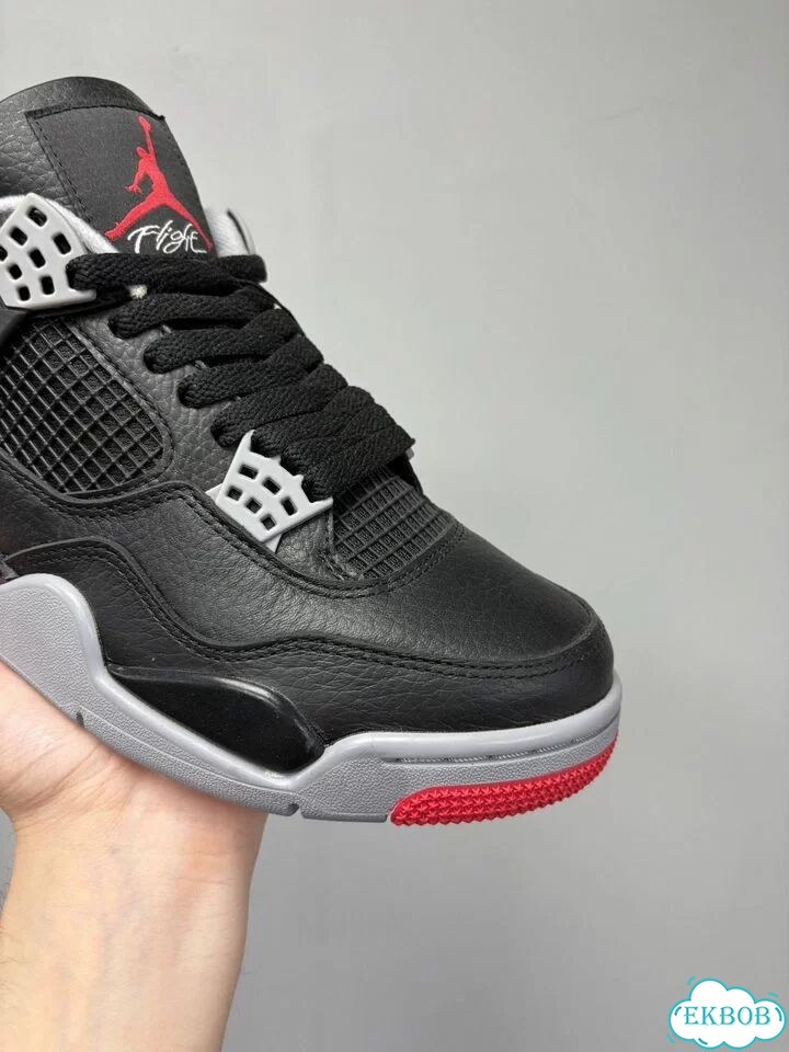 Nike Air Jordan 4 Черно-красные (SO) фото 5